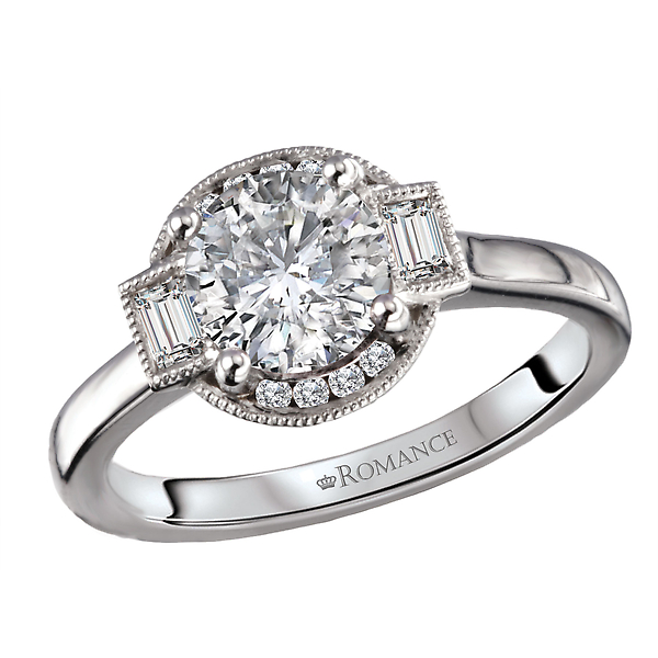 Semi-Mount Diamond Engagement Ring