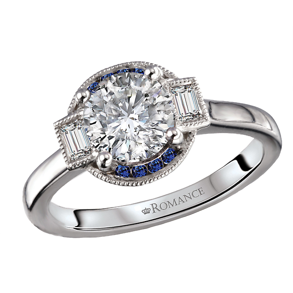 Semi-Mount Diamond Engagement Ring