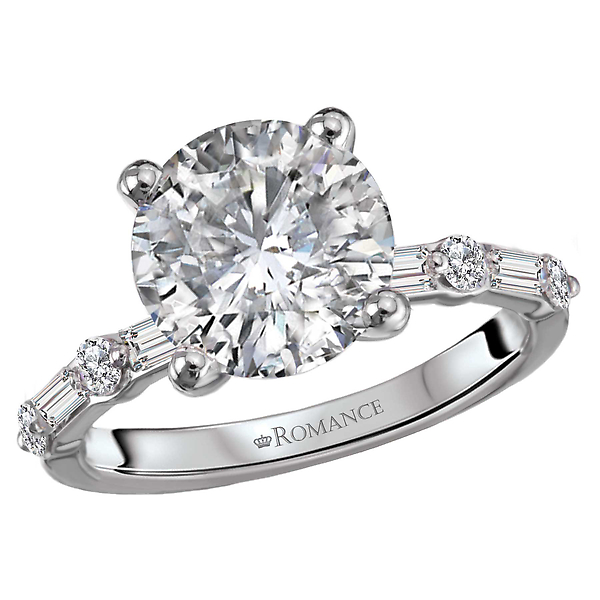 Diamond Semi-Mount Engagement Ring