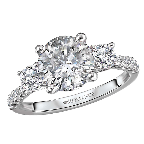 Diamond Semi-Mount Engagement Ring