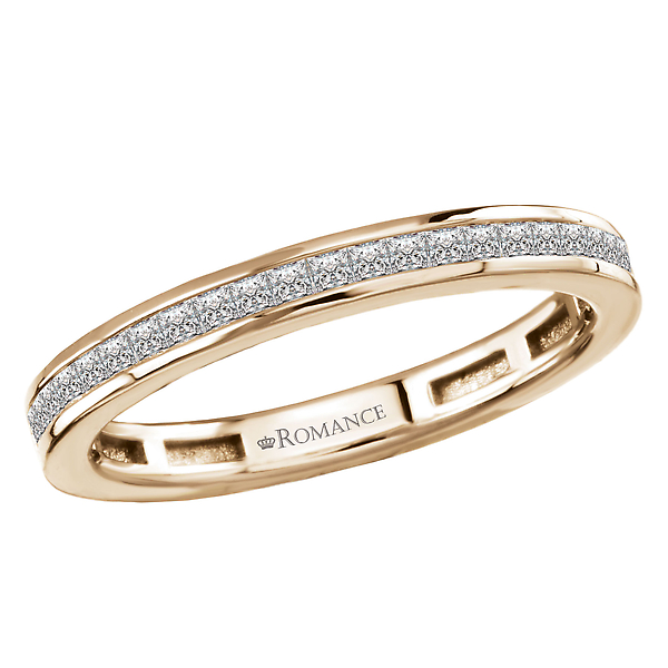 Diamond Straight Wedding Band