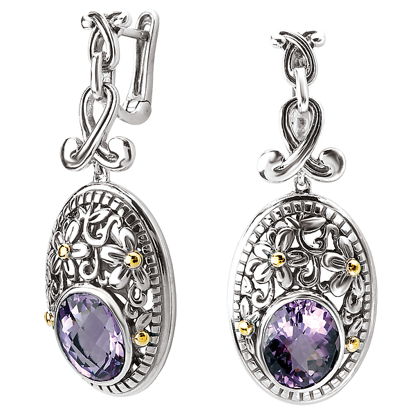 Ladies Fashion Gemstone Earrings