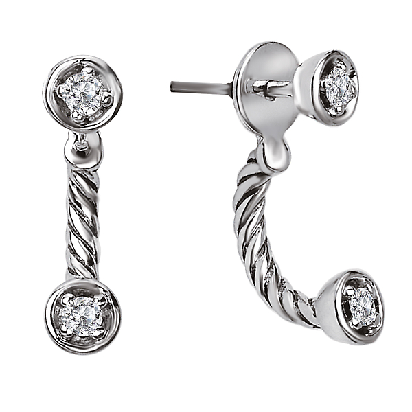 Ladies Fashion Diamond Earrings