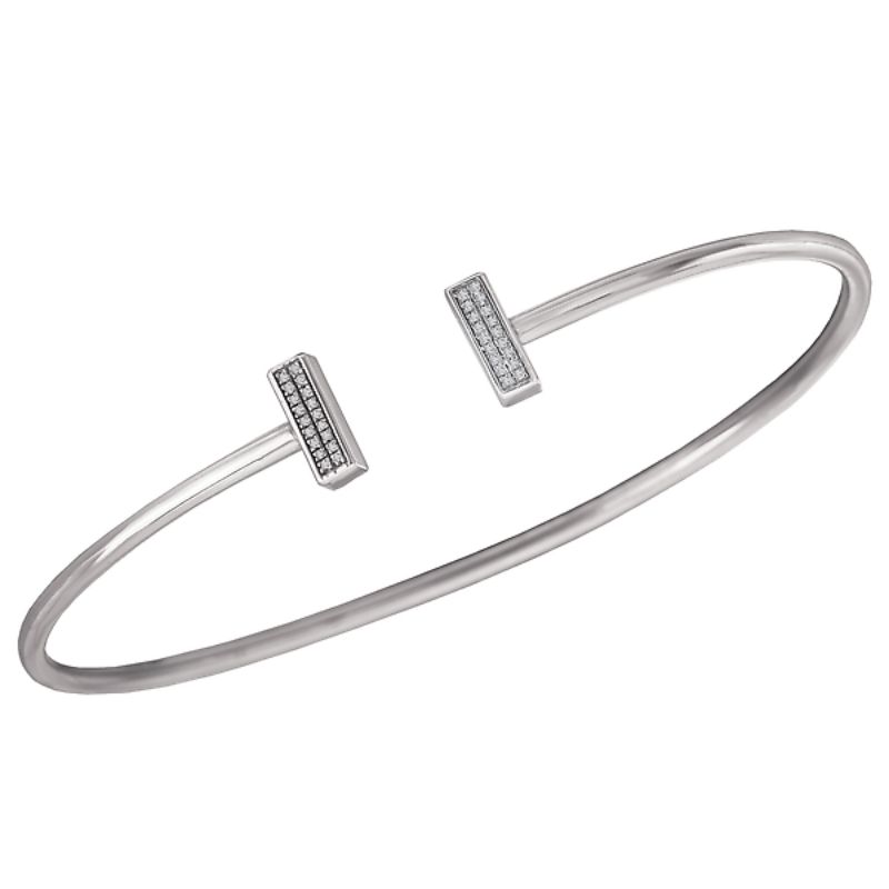 Ladies diamond cuff