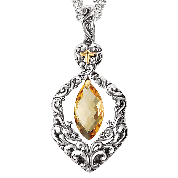 Ladies Fashion Gemstone Pendant