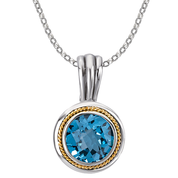 Ladies Fashion Gemstone Pendant