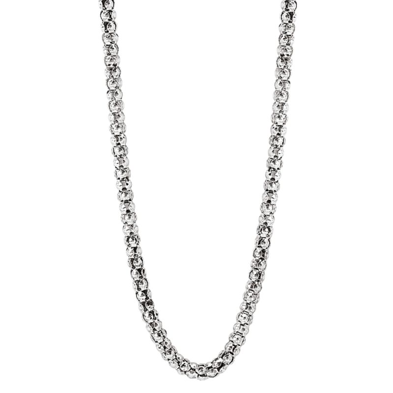 Sterling Silver Popcorn Chain