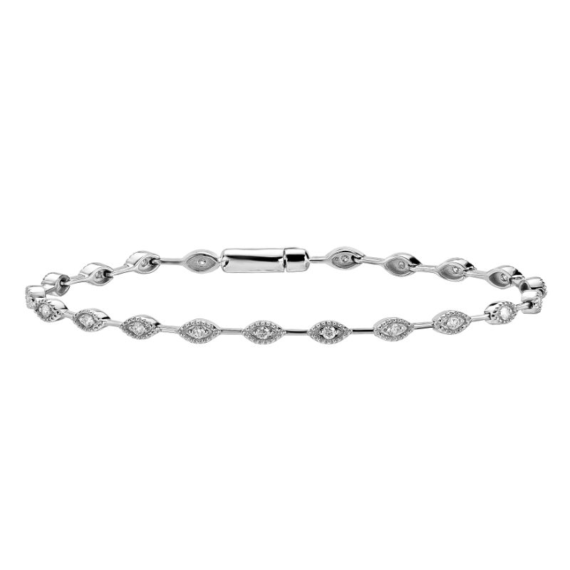 10KW Marquise Diamond Bracelet