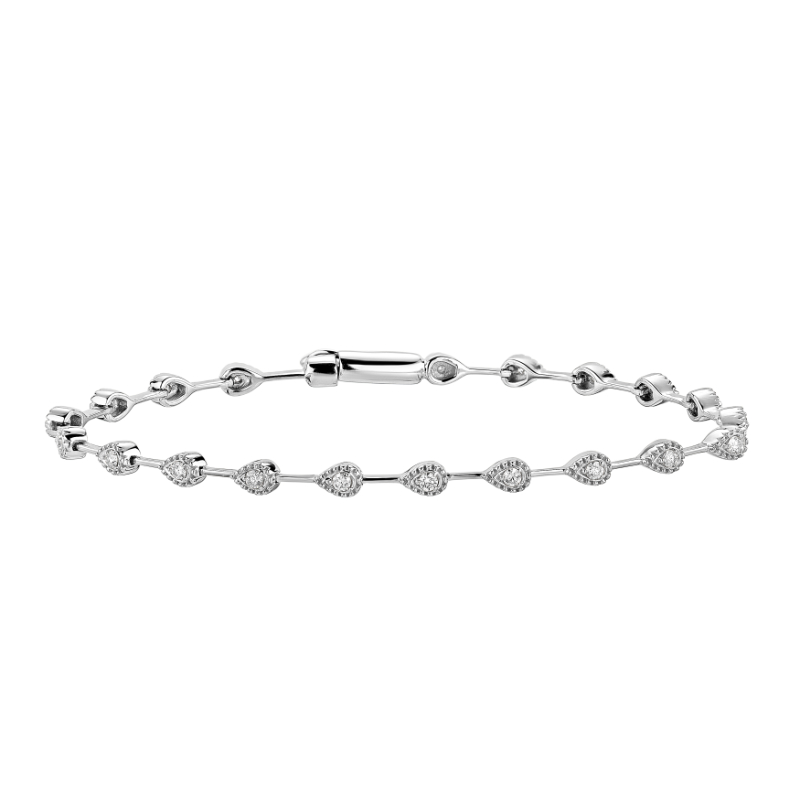 10KW Pear Diamond Bracelet