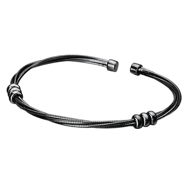 Sterling Silver Italian Flex Cuff Bracelet