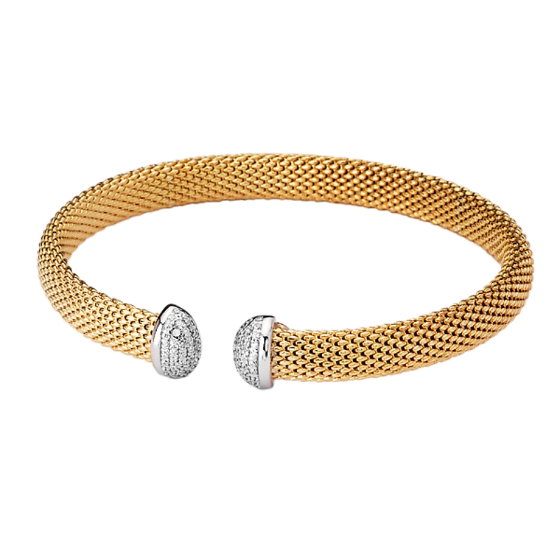 Italian Gold Plated Sterling Silver Bracelet