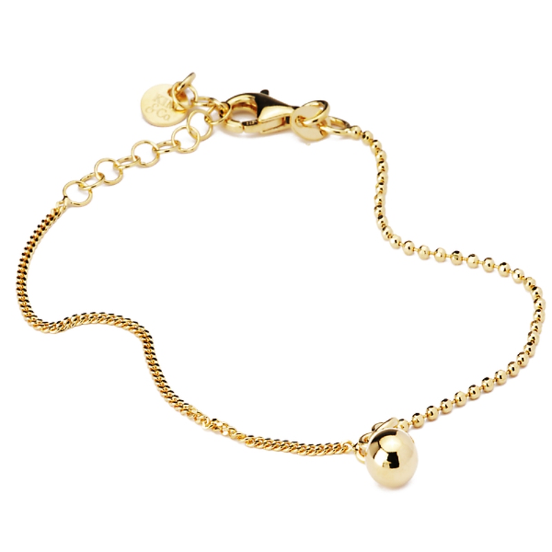 Italian Gold Plated Curb Bracelet