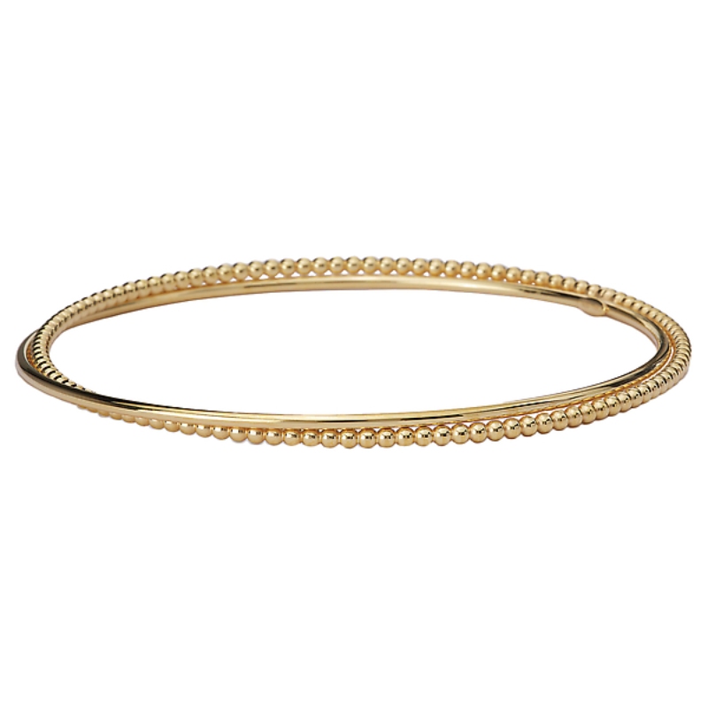 Italian Gold Plated Intertwined Bangle
