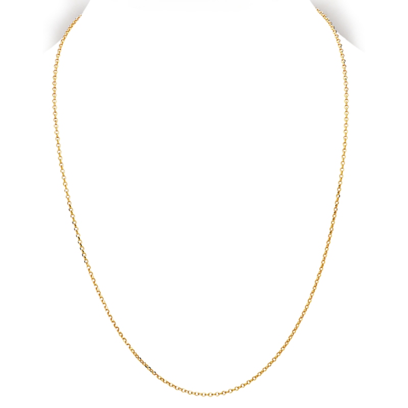 Italian Gold Plated Rollo Chain