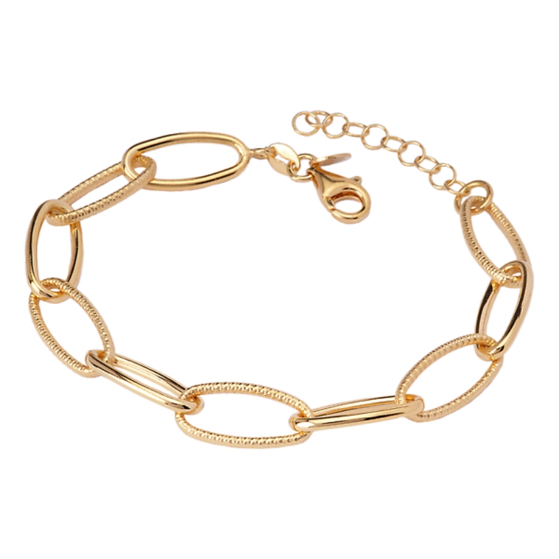 Italian Gold Plated Sterling Silver Bracelet
