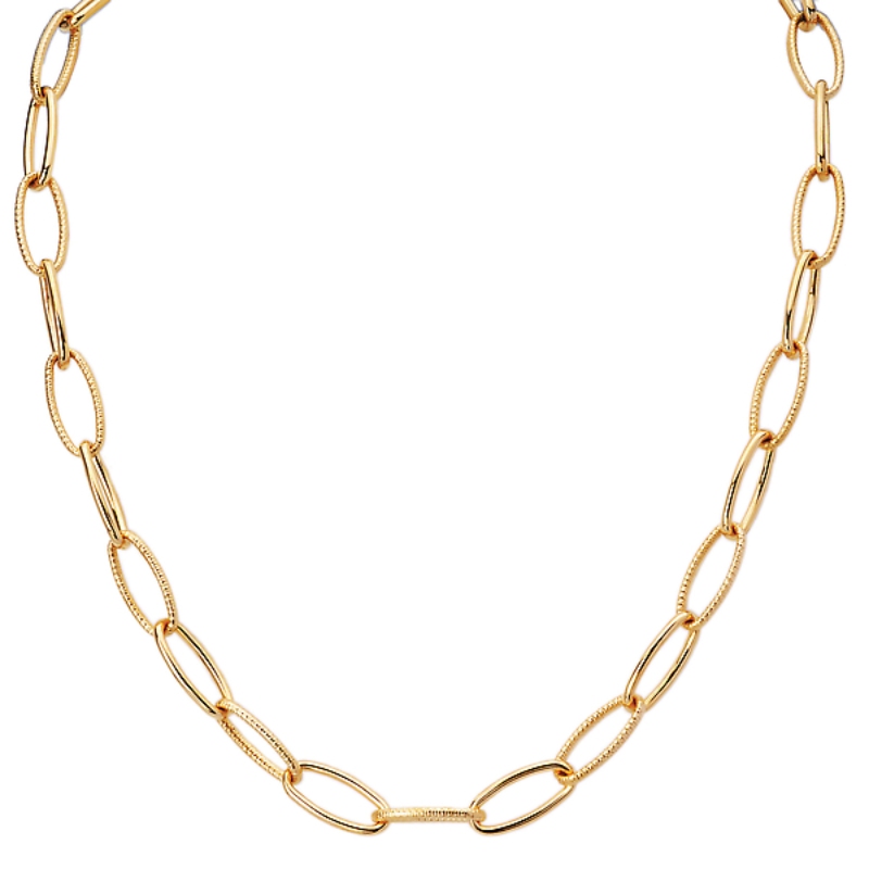Italian Gold Plated Sterling Silver Necklace