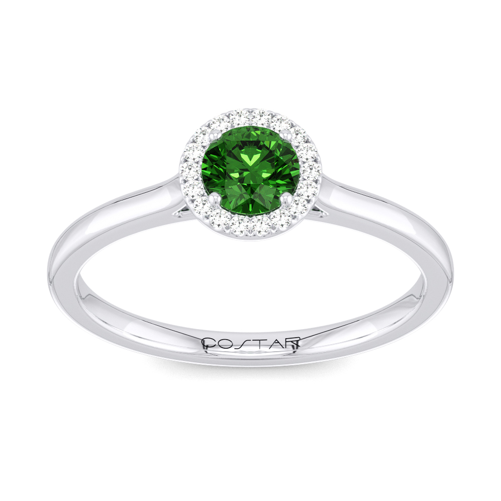 10KW May Birthstone Ring