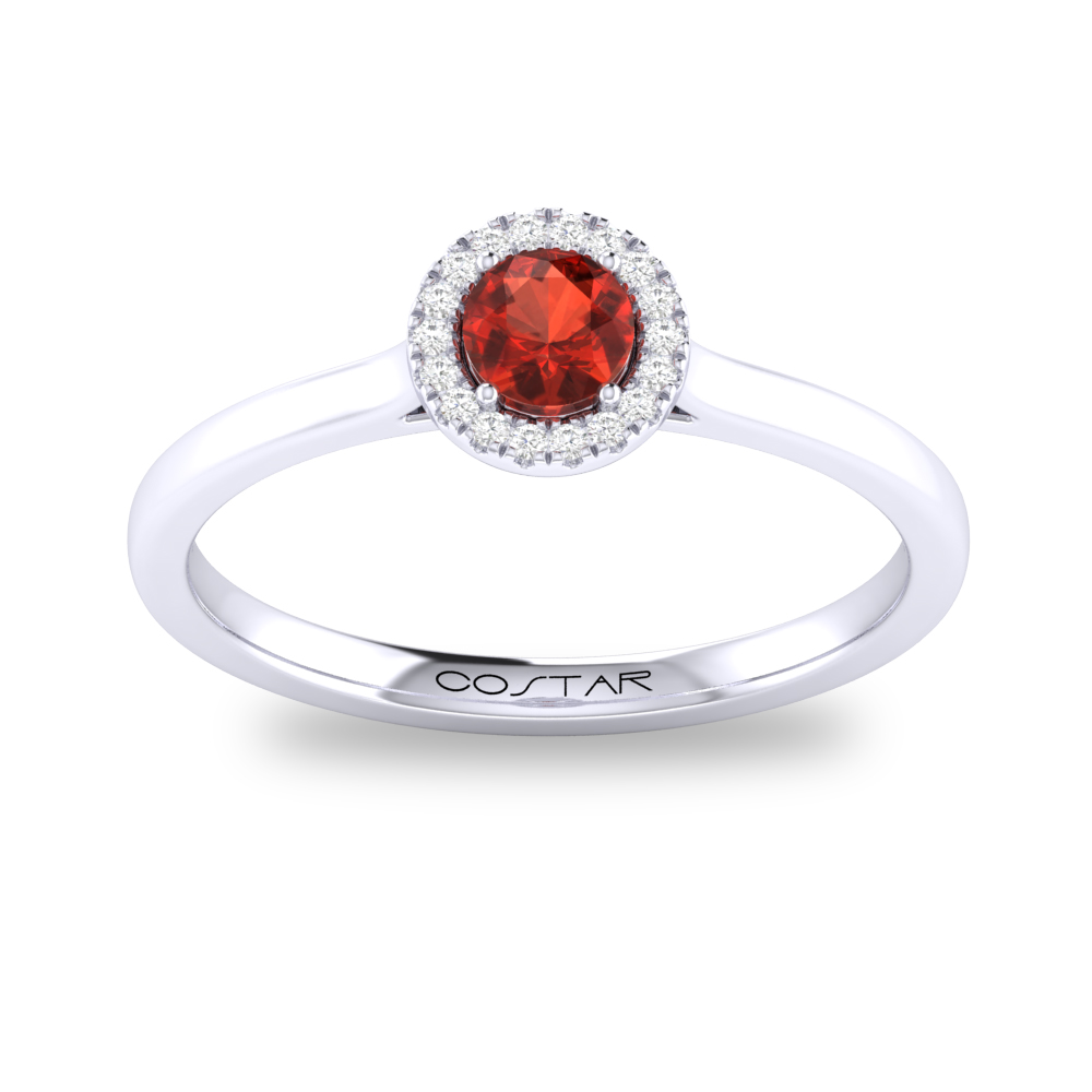 10KW January Birthstone Ring