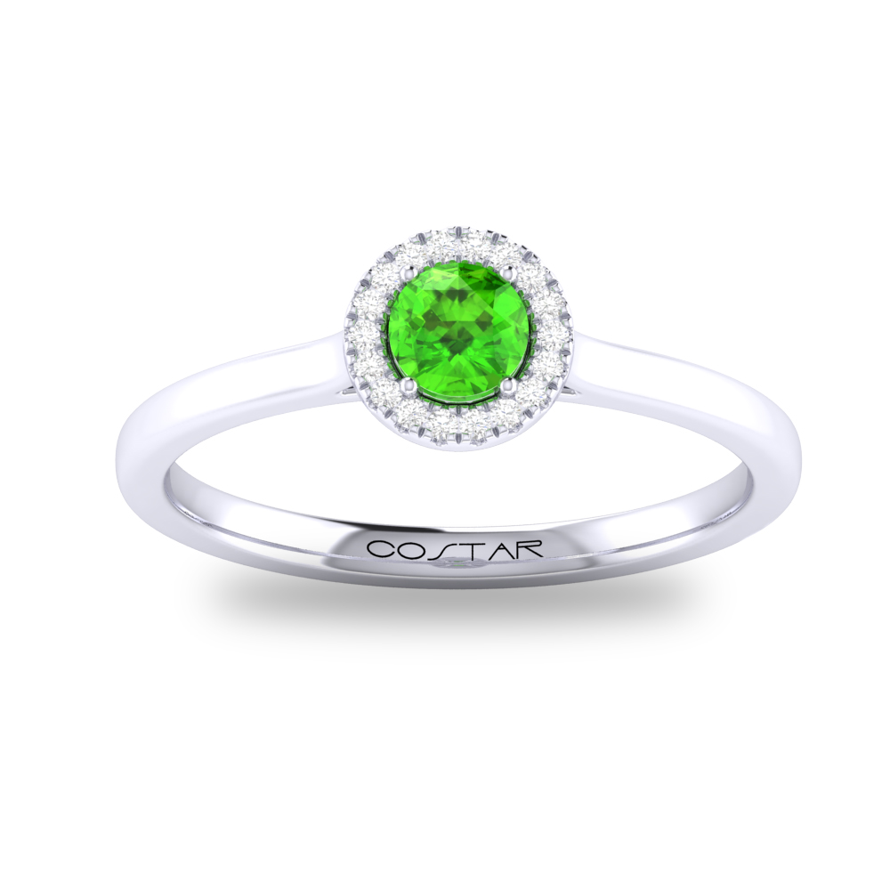 10KW August Birthstone Ring