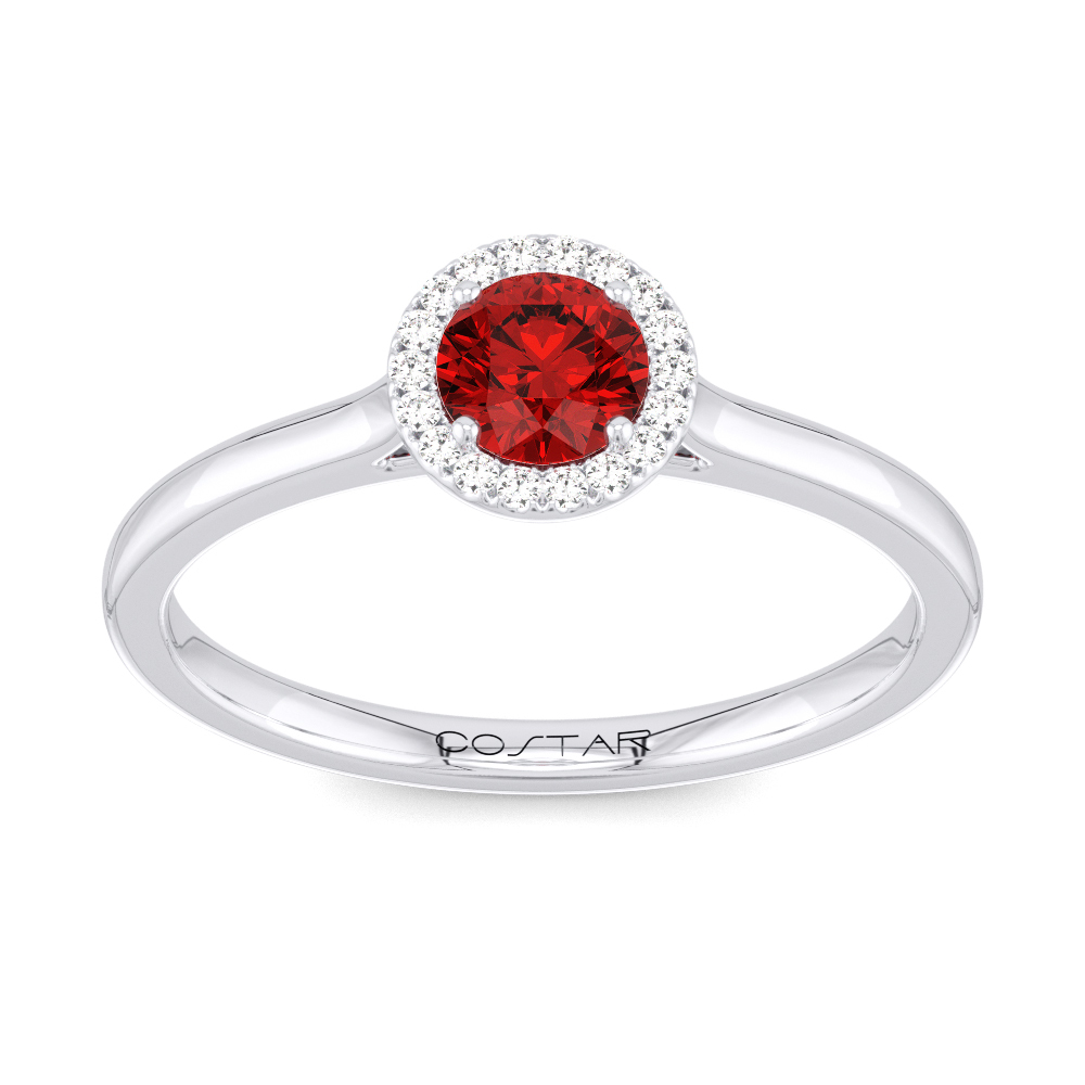 10KW July Birthstone Ring