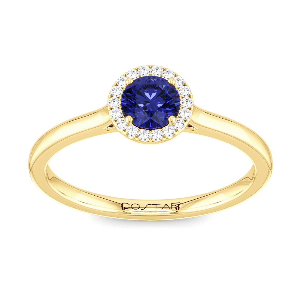 10KY September Birthstone Ring