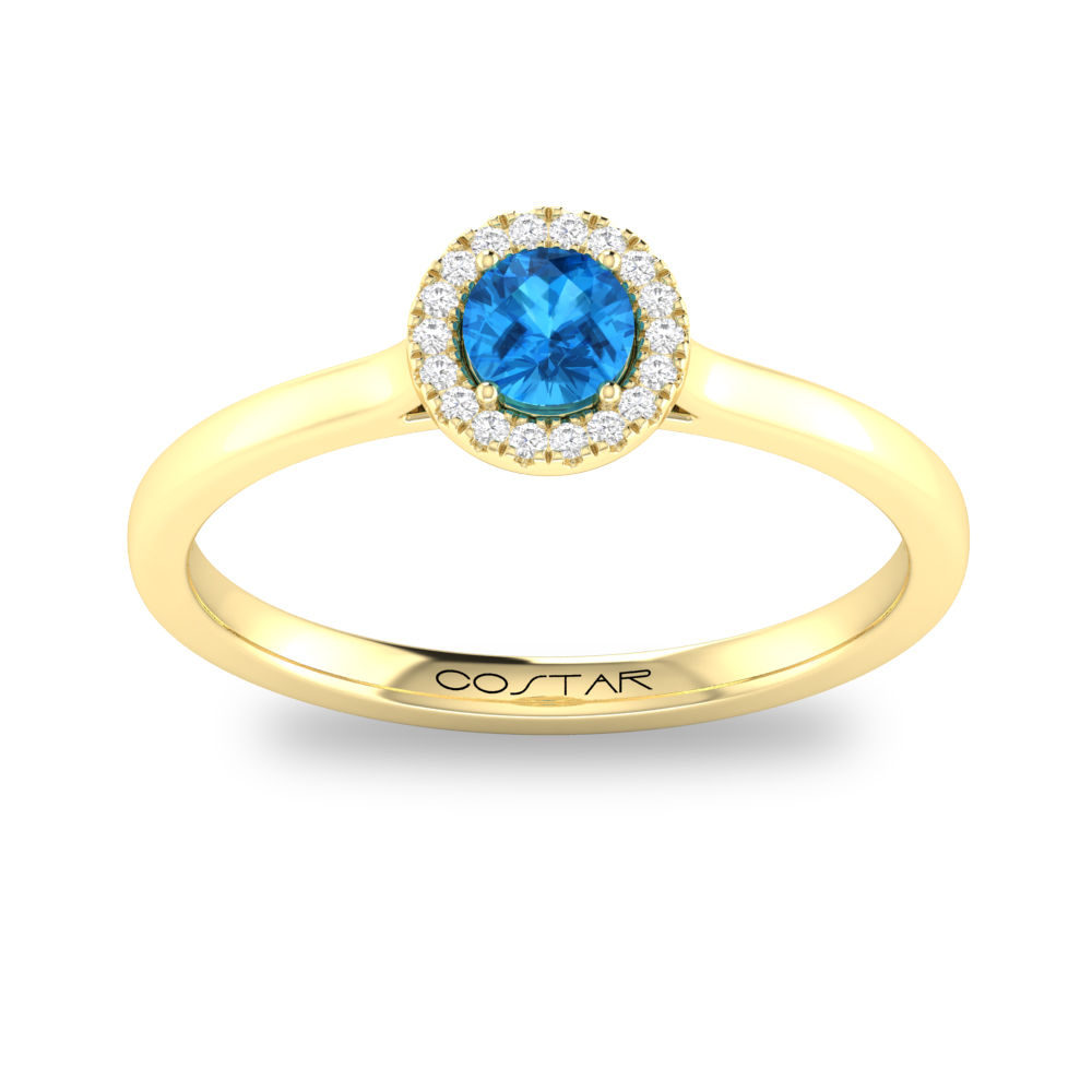 10KY December Birthstone Ring