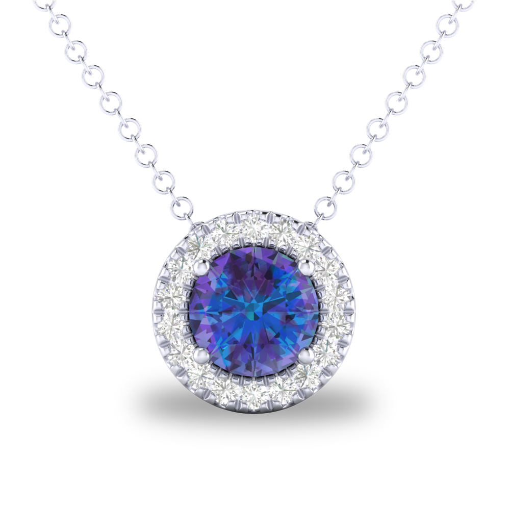 10KW June Birthstone Pendant