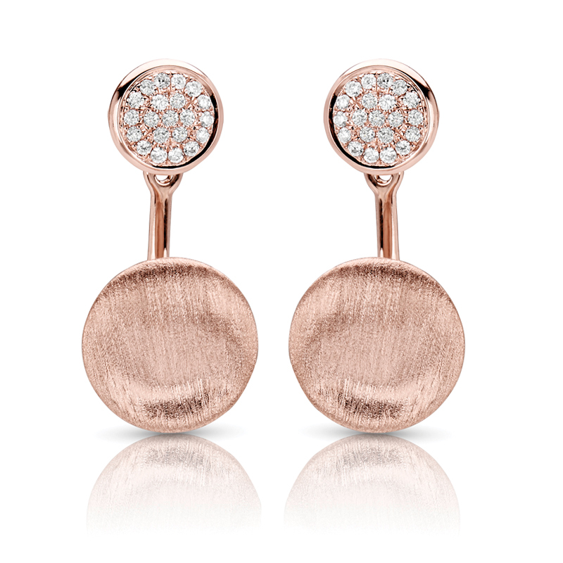 14KR Diamond Couture Earrings