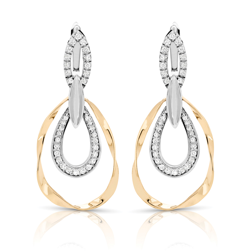 14KWY Diamond Couture Earrings