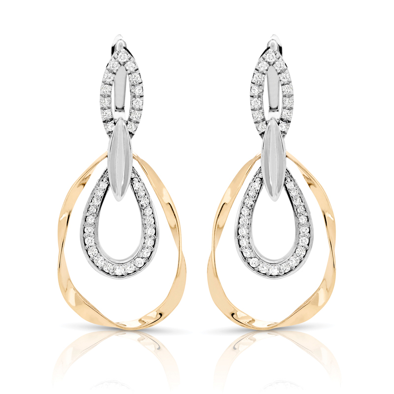 14KWY Diamond Couture Earrings
