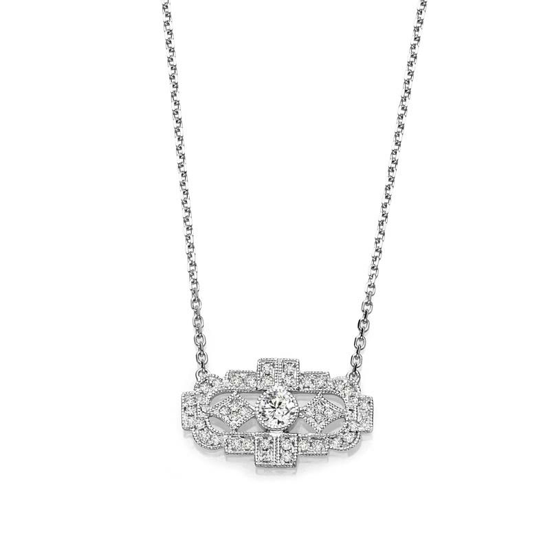 14KW Diamond Couture Necklace