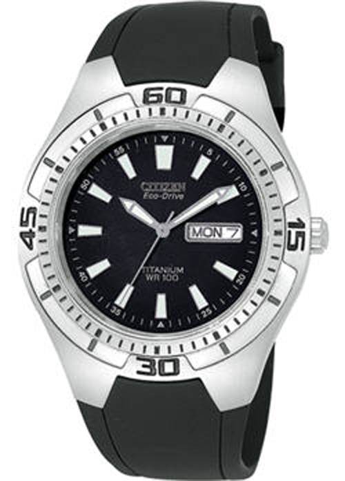 citizen eco drive titanium pilot